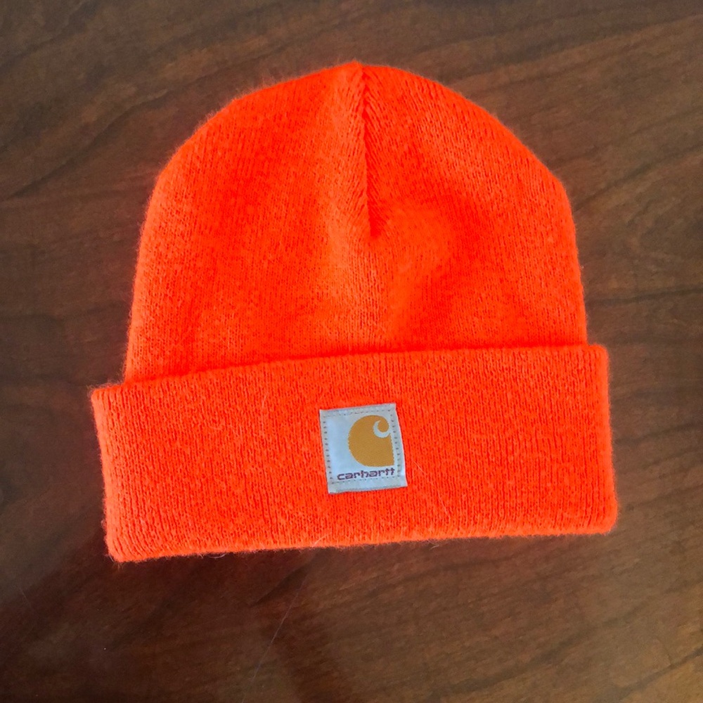 Orange beanie